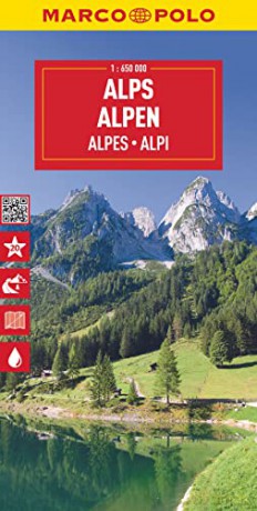Alps Marco Polo Map - Marco Polo [KSIĄŻKA]