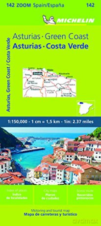 Asturias Costa Verde Zoom Map 142 - Michelin [KSIĄŻKA]