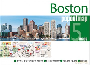 Boston Popout Map - Popout Maps [KSIĄŻKA]