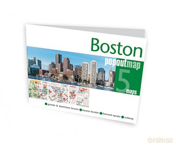 Boston Popout Map - Popout Maps [KSIĄŻKA]