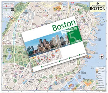 Boston Popout Map - Popout Maps [KSIĄŻKA]