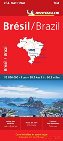 Brazil Michelin National Map 764 - Michelin [KSIĄŻKA]