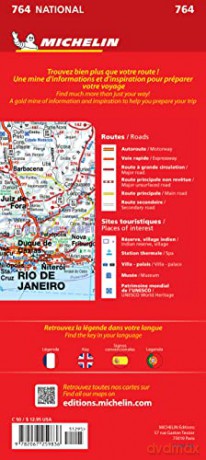 Brazil Michelin National Map 764 - Michelin [KSIĄŻKA]