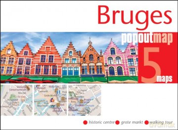 Bruges Popout Map - Popout Maps [KSIĄŻKA]