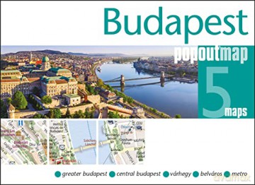 Budapest Popout Map - Popout Maps [KSIĄŻKA]