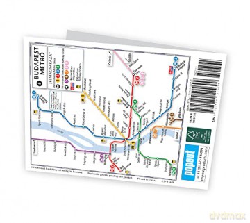 Budapest Popout Map - Popout Maps [KSIĄŻKA]