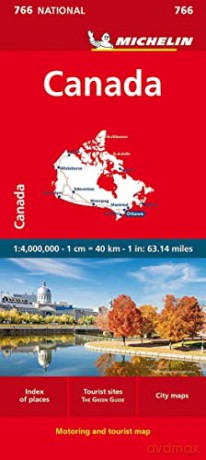 Canada Michelin National Map 766 [KSIĄŻKA]