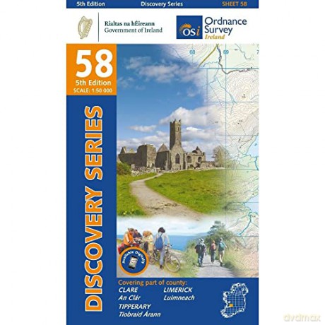Discovery 58 Clare Limericktipperary - Ordnance Survey [KSIĄŻKA]