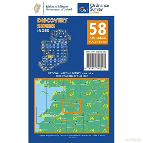 Discovery 58 Clare Limericktipperary - Ordnance Survey [KSIĄŻKA]