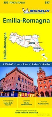 Emilia Romagna Michelin Local Map 357 - Michelin [KSIĄŻKA]