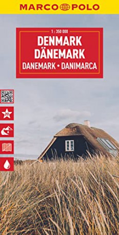 Denmark Marco Polo Map [KSIĄŻKA]
