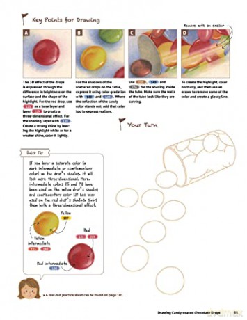 Beginners Guide/Colored Pencil Drawing - Yoshiko Watanabe [KSIĄŻKA]