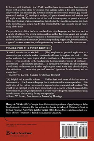 Hermeneutics 2nd Ed - Virkler Henry A A [KSIĄŻKA]