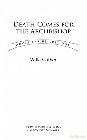 Death Comes For The Archbishop - Willa Cather [KSIĄŻKA]