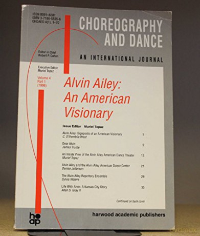 Alvin Ailey - Topaz [KSIĄŻKA]