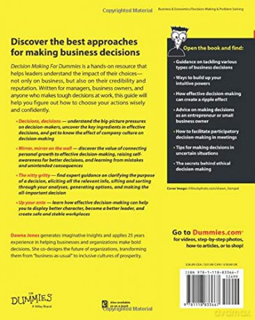 Decision Making For Dummies - Dawna Jones [KSIĄŻKA]