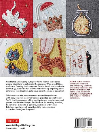 Cat Mania Embroidery - Jeon Ji Sun [KSIĄŻKA]