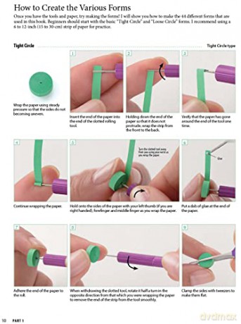 Beginners Guide To Quilling Paper Flower - Motoko Mag Nakatani [KSIĄŻKA]