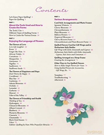 Beginners Guide To Quilling Paper Flower - Motoko Mag Nakatani [KSIĄŻKA]