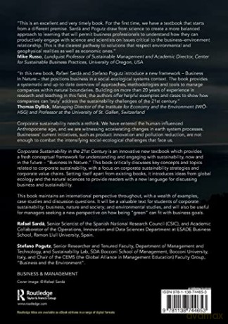Corporate Sustainability In The 21st Cen - Rafael Sard Borroy [KSIĄŻKA]