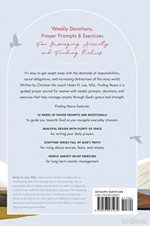 Finding Peace Prayer Journal For Women - Helen Lee [KSIĄŻKA]