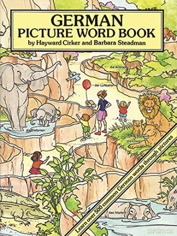 German Picture Word Book - Cirker Steadman [KSIĄŻKA]
