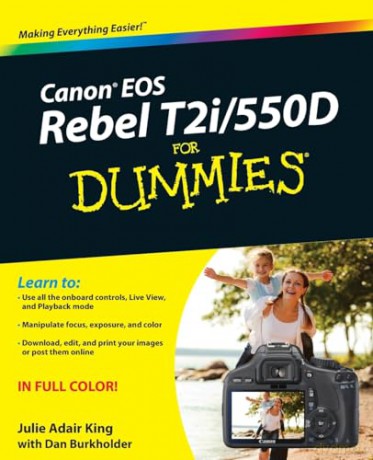 Canon Eos Rebel T2i/550d For Dummies - Julie A. King [KSIĄŻKA]