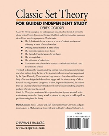 Classic Set Theory - D C Goldrei [KSIĄŻKA]
