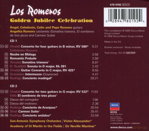 Los Romeros: Golden Jubilee Celebration [CD]