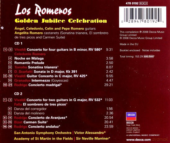 Los Romeros: Golden Jubilee Celebration [CD]
