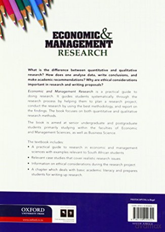 Economic And Management Research - Peet Venter [KSIĄŻKA]