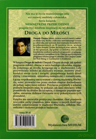 Droga do miłości. 2 Gdy szukasz miłości, wiedz, że to ona cię szuka - Chopra Deepak [KSIĄŻKA]