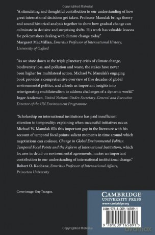 Change In Global Environmental Politics - Manulak Michael W. [KSIĄŻKA]