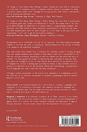 50 Things To Think About When Writing A - Donna Starks [KSIĄŻKA]
