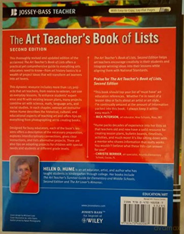 Art Teachers Book Of Lists - Helen D Hume [KSIĄŻKA]