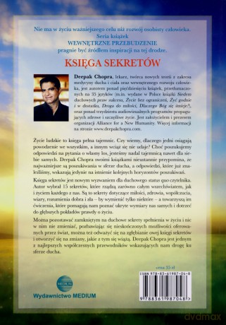 Księga sekretów15 duchowych sekretów spełnionego życia - Chopra Deepak [KSIĄŻKA]