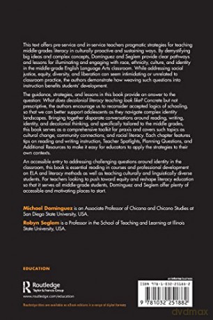 Decolonizing Middle Level Literacy Instr - Michael Dom Nguez [KSIĄŻKA]