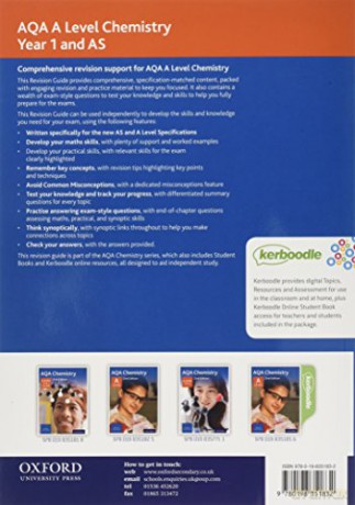 As Chemistry For Aqa Revision Guide [KSIĄŻKA]