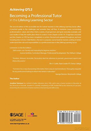 The Becoming A Professional Tutor In - Johnathan Tummons [KSIĄŻKA]