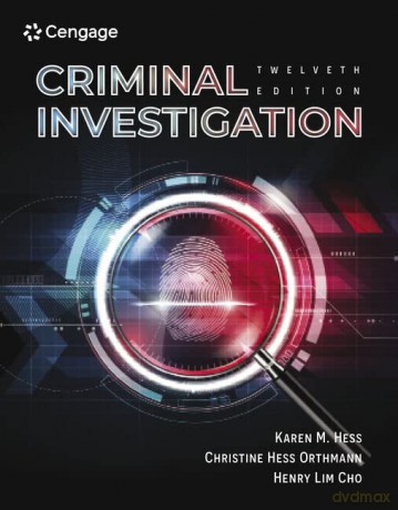 Criminal Investigation - Hess Hess Orthmann C [KSIĄŻKA]