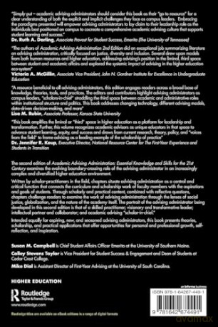 Academic Advising Administration: Essent - Susan M. Campbell [KSIĄŻKA]