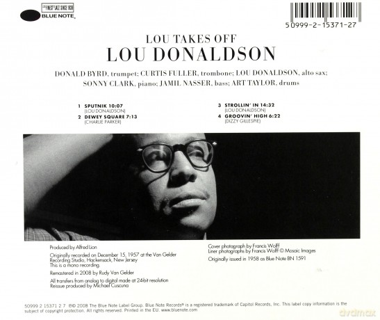 Lou Donaldson: Lou Takes Off (RVG) [CD]