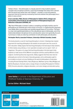 Bpe Why Teach Philosophy In Schools - Gatley Jane [KSIĄŻKA]