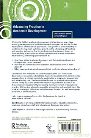Advancing Practice In Academic Developme - David Baume [KSIĄŻKA]