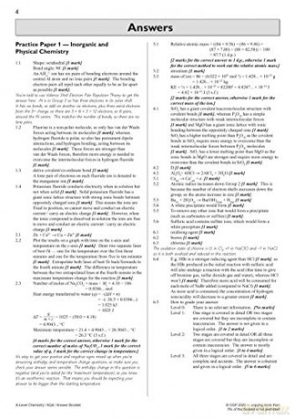 A Level Chemistry Exam Board Aqa Practic [KSIĄŻKA]