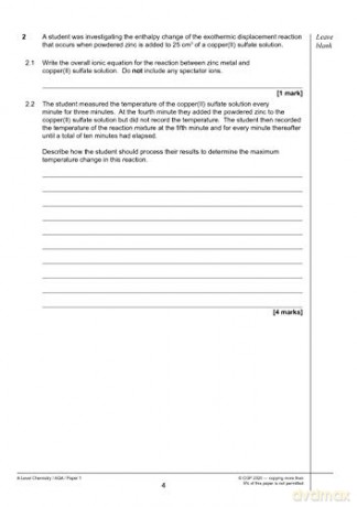 A Level Chemistry Exam Board Aqa Practic [KSIĄŻKA]