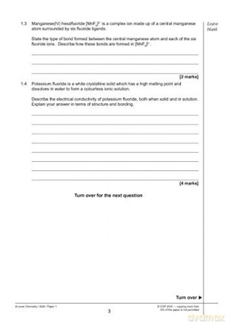 A Level Chemistry Exam Board Aqa Practic [KSIĄŻKA]