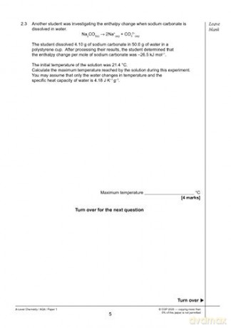 A Level Chemistry Exam Board Aqa Practic [KSIĄŻKA]