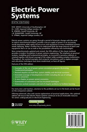 Electric Power Systems 5th Edition - Brian Weedy [KSIĄŻKA]