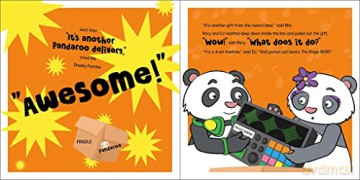 Cheeky Pandas The Drum Machine - Paul Kerensa [KSIĄŻKA]